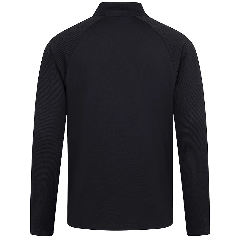 Haut de volley noir Levelwear pour homme, zippé en quart tour, Utah Jazz