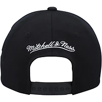 Mitchell & Ness pour homme Noir Utah Jazz MVP Team Script 2.0 Stretch Snapback Hat