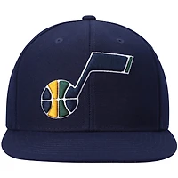 Casquette Snapback Utah Jazz Ground 2.0 bleu marine Mitchell & Ness pour homme