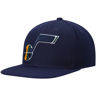 Casquette Snapback Utah Jazz Ground 2.0 bleu marine Mitchell & Ness pour homme
