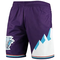 Men's Mitchell & Ness Purple Utah Jazz 1996 Hardwood Classics 75th Anniversary Swingman Shorts