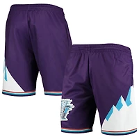 Men's Mitchell & Ness Purple Utah Jazz 1996 Hardwood Classics 75th Anniversary Swingman Shorts