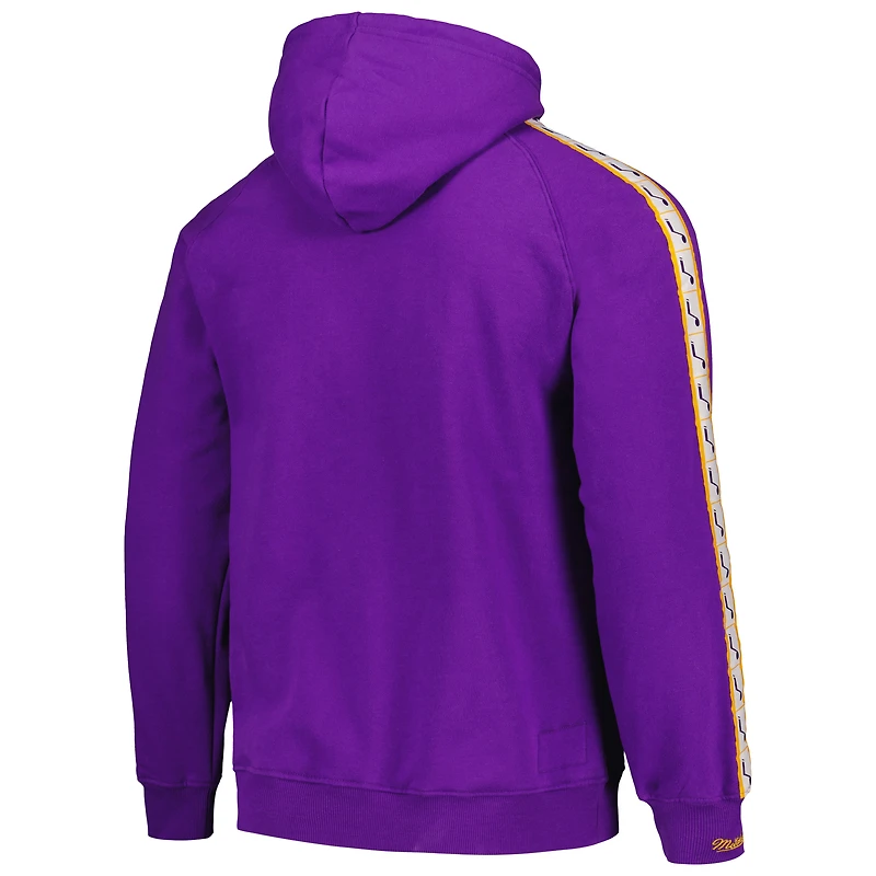 Sweat à capuche raglan violet Utah Jazz Hardwood Classics Nights Mitchell & Ness pour hommes