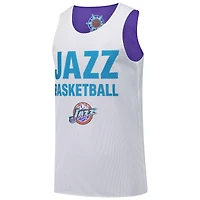 Maillot d'entraînement réversible en maille pour homme Mitchell & Ness Utah Jazz Hardwood Classics violet