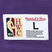 Men's Mitchell & Ness Purple Utah Jazz Hardwood Classics Team OG 2.0 Premium Vintage Logo T-Shirt