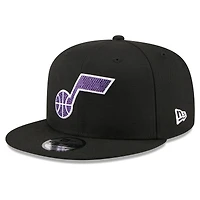 Men's New Era Black Utah Jazz 2026 NBA Draft Crystal 9FIFTY Snapback Hat