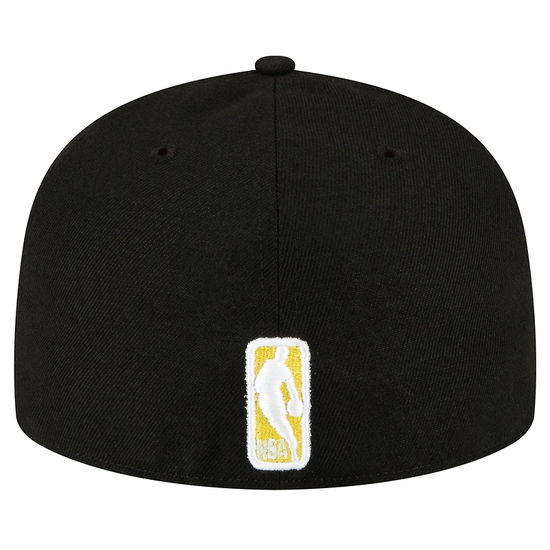 Men's New Era Black Utah Jazz 59FIFTY Fitted Hat