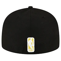 Men's New Era Black Utah Jazz 59FIFTY Fitted Hat