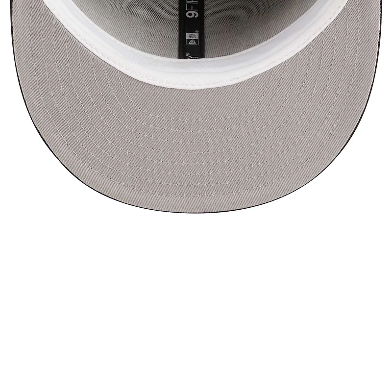 Casquette Snapback 9FIFTY Utah Jazz Golden Tall Text New Era noire pour homme