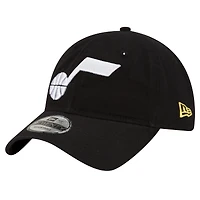 Casquette ajustable Utah Jazz Team 2.0 9TWENTY New Era noire pour hommes