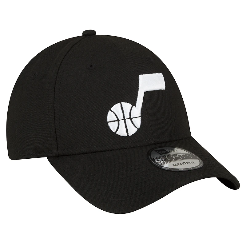 Men's New Era Black Utah Jazz The League 9FORTY Adjustable Hat