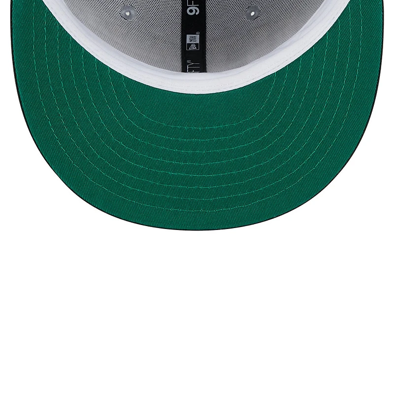 Men's New Era Gray/Black Utah Jazz Tip-Off Two-Tone 9FIFTY Snapback Hat