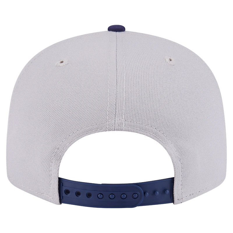 Men's New Era  Gray/Navy Utah Jazz Color Pack Two-Tone 9FIFTY Snapback Hat