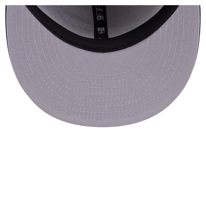 Men's New Era  Gray/Navy Utah Jazz Color Pack Two-Tone 9FIFTY Snapback Hat