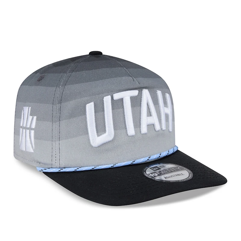 Casquette ajustable New Era Utah Jazz Utah Jazz City Edition 2025/26 pour homme