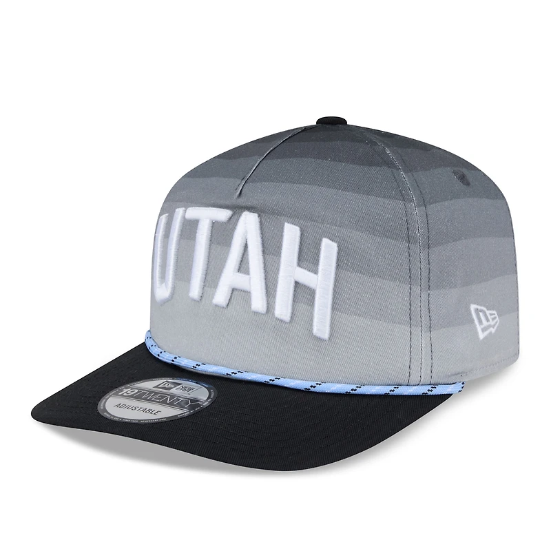 Casquette ajustable New Era Utah Jazz Utah Jazz City Edition 2025/26 pour homme