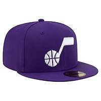 Men's New Era Purple Utah Jazz 59FIFTY Fitted Hat