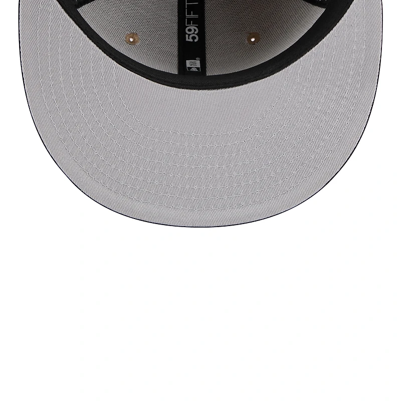 Men's New Era Tan/Black Utah Jazz 2024 NBA Draft 59FIFTY Fitted Hat