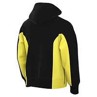 Sweat à capuche entièrement zippé Nike noir Utah Jazz 2023/24 Authentic Showtime pour homme