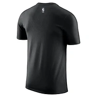 T-shirt Nike Utah Jazz City Edition Remix Essential Logo noir pour homme