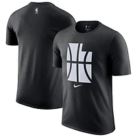 T-shirt Nike Utah Jazz City Edition Remix Essential Logo noir pour homme