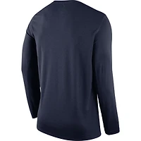 T-shirt à manches longues Nike Utah Jazz 2021/22 On-Court Practice Legend Performance pour Homme
