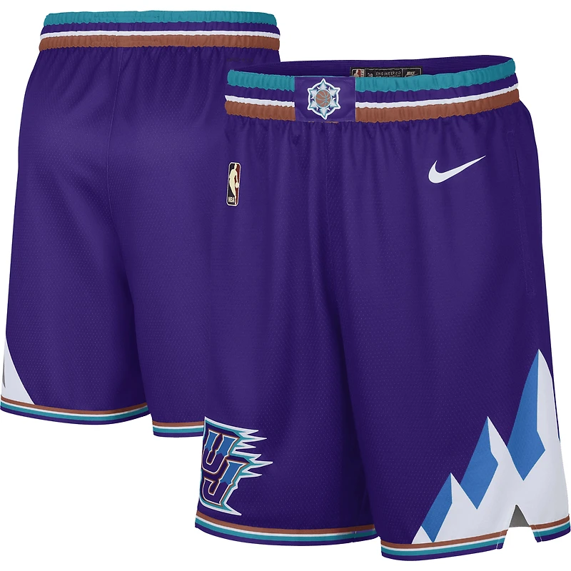 Short Swingman Performance Nike Utah Jazz 2022/23 Classic Edition pour Homme - Violet