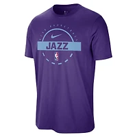 Men's Nike  Purple Utah Jazz Authentic Practice T-Shirt