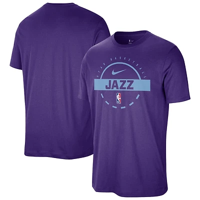 Men's Nike  Purple Utah Jazz Authentic Practice T-Shirt