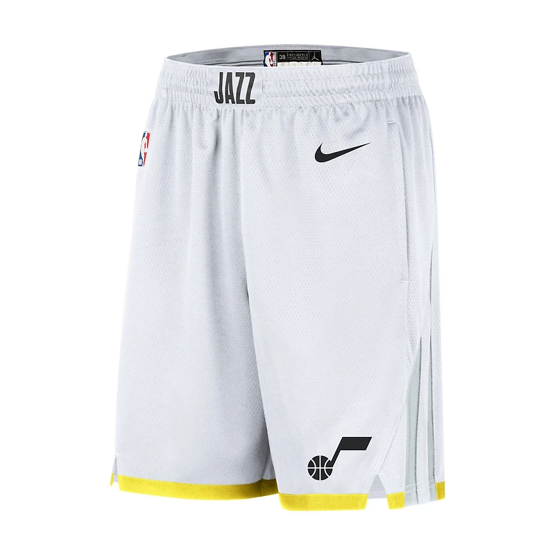Men's Nike White Utah Jazz 2022/23 Swingman Performance Shorts - Association Edition