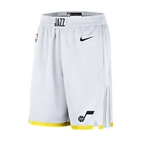 Men's Nike White Utah Jazz 2022/23 Swingman Performance Shorts - Association Edition