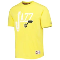 T-shirt Tommy Jeans Utah Jazz Mel Varsity doré pour homme