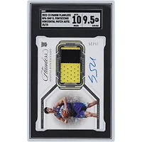 Carte Rookie authentifiée Panini Flawless Horizonal RPA #HPA-SMF #25/25 SGC 2022-23 autographiée par Simone Fontecchio du Utah Jazz