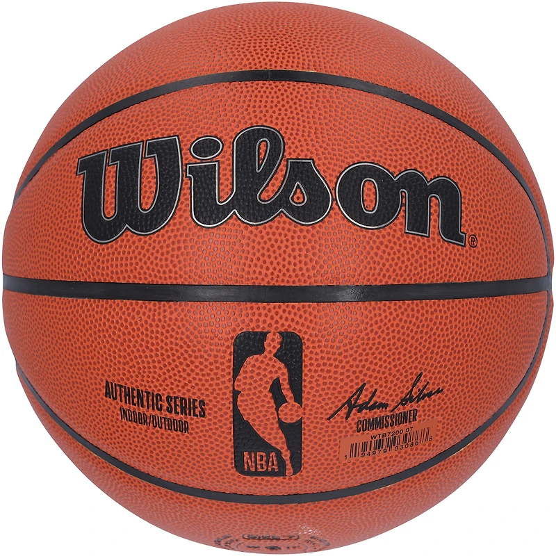 Taylor Hendricks Utah Jazz Autographed 2023 NBA Draft Wilson Authentic Series Indoor/Outdoor Basketball