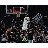 Taylor Hendricks Utah Jazz Autographed 8" x 10" Dunk vs. Trailblazers Photograph