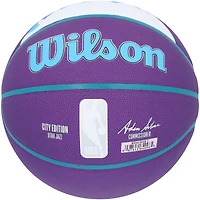 Taylor Hendricks Utah Jazz Autographed Wilson City Edition Collectors Basketball