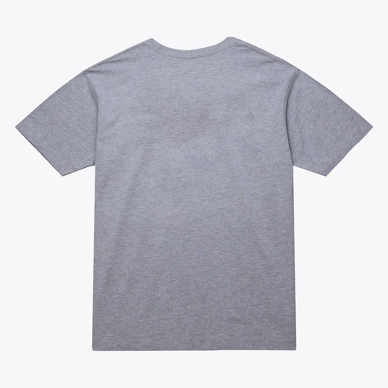 T-shirt unisexe Mitchell & Ness Heather Gray Utah Jazz Hardwood Classics Arch
