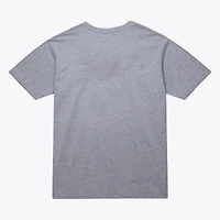 T-shirt unisexe Mitchell & Ness Heather Gray Utah Jazz Hardwood Classics Arch