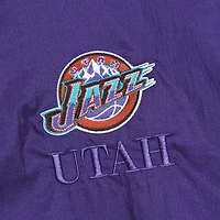 Unisex Mitchell & Ness  Purple Utah Jazz Hardwood Classics Team OG 3.0 Anorak Half-Zip Windbreaker Jacket
