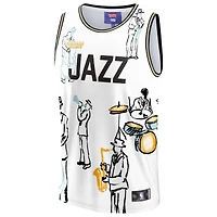 Maillot unisexe NBA & KidSuper Studios by Fanatics Blanc Utah Jazz Hometown