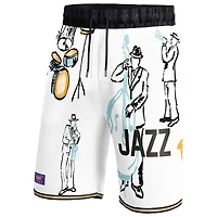 Short unisexe NBA & KidSuper Studios by Fanatics Blanc Utah Jazz Hometown