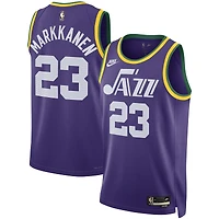 Unisex Nike Lauri Markkanen Purple Utah Jazz 2023/24 Swingman Replica Jersey - Classic Edition