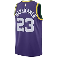 Unisex Nike Lauri Markkanen Purple Utah Jazz 2023/24 Swingman Replica Jersey - Classic Edition