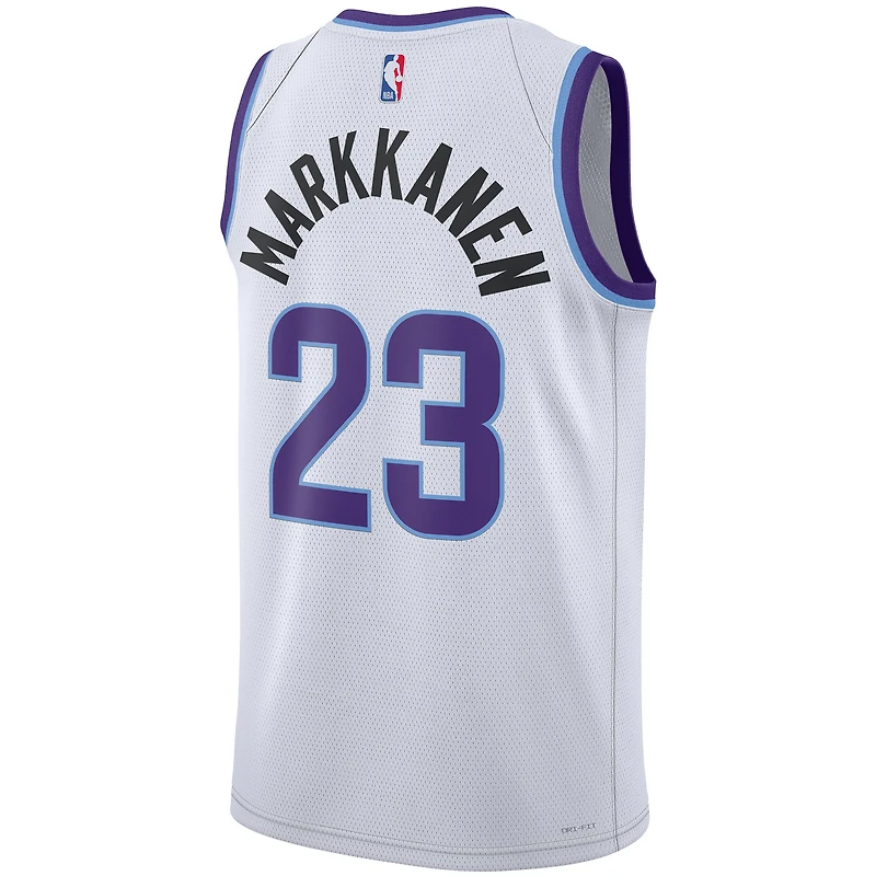Unisex Nike Lauri Markkanen White Utah Jazz Swingman Jersey - Association Edition
