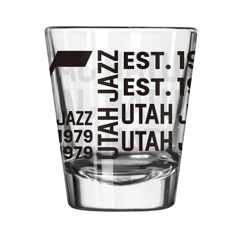 Utah Jazz 4-Pack 2oz. Shot Glass Set