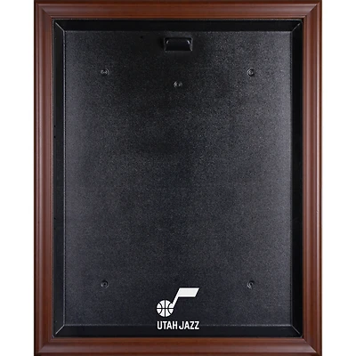 Utah Jazz Brown Framed Logo Jersey Display Case