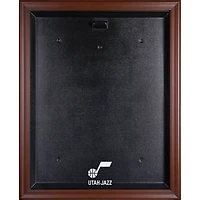 Utah Jazz Brown Framed Logo Jersey Display Case