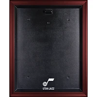 Utah Jazz Mahogany Framed Logo Jersey Display Case