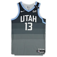 Walter Clayton Jr. Utah Jazz Game-Used #13 Gray Nike City Edition Jersey vs. Oklahoma City Thunder on December 7, 2025 - Size 50+4