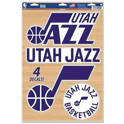 WinCraft Utah Jazz Primary 11'' x 17'' Multi-Use Decal Sheet